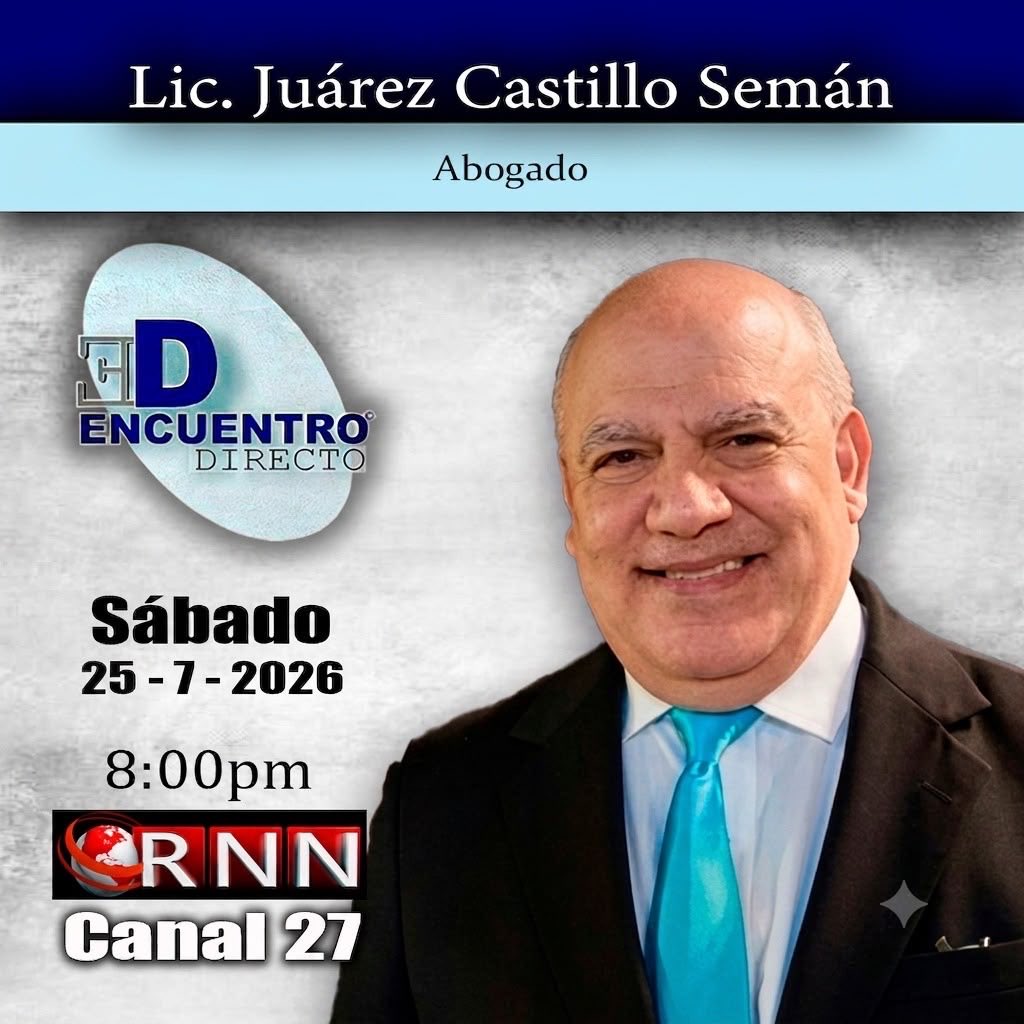 jvcs57's tweet photo. Muy complacido estaré de participar esta noche en el magnífico Programa Encuentro Directo con los amigos @RamonNunez81 y @KariSanchezC conversando con ellos sobre muy importantes temas jurídicos y políticos de actualidad, que atañen a la institucionalidad y la soberanía  de nuestra Nación.
Les invito a verlo en el Canal 27  @NoticiasRNN  a las 8:00 pm.