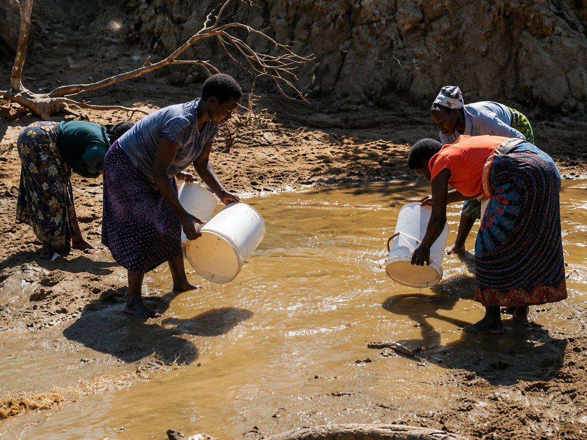 waterofmercyorg's tweet photo. 💧 Theu Village is fully funded! Watch the video. Every day, the people of Theu walk more than two kilometers to a river that has all but dried up, then climb down a steep, crumbling slope to scoop brown water from the last muddy pools. For 560 people, that walk is almost over.

On July 23, 2026, the Theu Village Well Project reached its $5,500 goal, carried home by 10 donors, 8 of them returning friends of this mission and 2 giving for the very first time.

Among them: B.J., whose single extraordinary gift covered more than half of the entire well, now the fifth Water of Mercy village she has helped fund. J.P., the most steadfast friend of this mission, gave twice to this well alone and has now given across 18 different village wells. K.P., whose gift was the second largest here, has been with us since some of our earliest wells. Several members of Father Petros's and Father Edmond's daily Rosary group gave again, as they have to villages before this one. And two first-time donors joined them to bring Theu home.

Right now, families in Theu have no choice but to drink from that shrinking river, water they share with livestock, in an area where cholera and waterborne disease are a constant threat. The heaviest burden falls on the women, who carry the full containers back up the steep slope and the long road home, day after day. That's about to change forever.

We'll share more updates as soon as drilling is complete. 🙏

Thank you to all 10 of our generous donors, and to @fr_petros for his tireless work on the ground in Malawi.

With Theu, Water of Mercy has now funded 25 village wells across rural Malawi, 21 of them already built and flowing, made possible by generous 168 donors, many of whom have given again and again.

Help us fund the next villages →
👉 Chirwa Village → https://t.co/CSxuL6ig40
👉 Mkandawire Village → https://t.co/CxpJdiP7iu

@fr_petros @SrZanga @SrNkhoma40444 @Evakk489336 @j_paschen @JlneJo @EdwardJonesNYC @Koppernicus @martay88_ @JeniferEri83011 @Ectobass @Kawen16 @smendesbrito @alejandros923 

#WaterOfMercy #CleanWater #Malawi #Catholic #DivineMercy