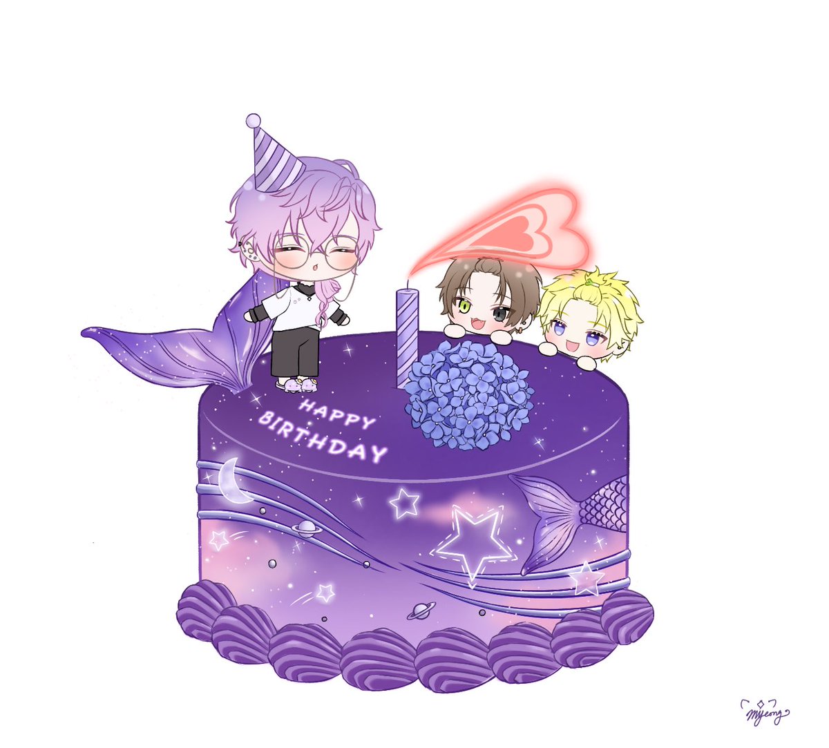undec1ded_name's tweet photo. 💜Happy Birthday Uki 💜

(I’m so sorry that I’m late...🥹)

🥳  #VioletAtelier #TANJOUKI2026 https://t.co/aQooyTtOIY