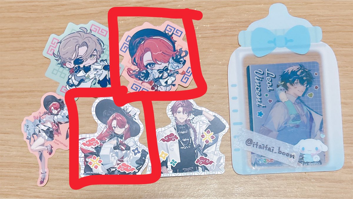 itaitai_boon's tweet photo. @MwKRfQWfaAxq7eW 初めまして、検索より失礼いたします。
当方、画像のものを所持しているのですが、赤枠と同絵柄のIDカードの方との交換は可能でしょうか？
特典のみのため難しいかとは存じますが、ご検討の程よろしくお願いいたします。 https://t.co/cu7CSRSlVN