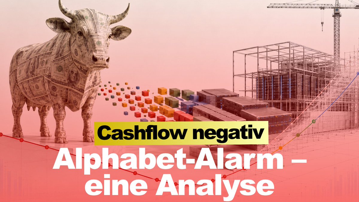 mario_lochner's tweet photo. 🚨 Google hat etwas gemeldet, das seit dem Börsengang noch nie passiert ist – müssen sich Anleger Sorgen machen?

🔻 Der freie Cashflow war negativ: –5,9 Milliarden Dollar! Auf den ersten Blick liest sich das wie ein Alarmsignal

🐻 Für die Bären ist die Geschichte damit klar: Die einstige Gelddruckmaschine Google wird zum Geldverbrenner. Der KI-Boom verschlingt immer mehr Kapital, die Investitionen explodieren – und am Ende bleibt immer weniger Geld übrig

👉🏼 Aber wer nur auf diese eine Zahl starrt, verpasst die eigentliche Geschichte

✅ Fangen wir vorne an: Operativ war Alphabet wieder eine Bank…
Umsatz +24%
Google Suche +17%
Google Cloud +82%

📦 Der Haken steckt im Detail: Rund 6,7 Milliarden Dollar wurden zusätzlich in Vorräten gebunden. Für Alphabet ungewöhnlich – normalerweise landen Rechenzentren und Server in den Sachanlagen

💡 Der Grund: Google baut inzwischen vollständige TPU-Systeme für seine Kunden. Das ist neues Geschäft, kein Alarmsignal

💾 Alphabet war früher Asset-light, nun baut man am größten Infrastruktur-Boom seit langem mit – und verkauft sogar Hardware…

🔎 Und hier wird es spannend: Der Großteil der Umsätze aus den bereits unterschriebenen TPU-Verträgen fällt erst 2027 an. Rechnet man diesen Effekt heraus, dreht sich der Free Cashflow von minus 5,9 auf plus 0,8 Milliarden Dollar

🏦 Nun kommen wir zur Capex-Angst… Alphabet will bis zu 205 Milliarden in diesem Jahr investieren! Lohnt sich das? Und kann Alphabet das über Jahre durchhalten?

Die Antwort. Operativer Cashflow der letzten 12 Monate: 185,7 Milliarden Dollar. Cash-Bestand: 242,5 Milliarden Dollar. Cloud-Auftragsbestand: 514 Milliarden Dollar

🐻 Aber dann kommt schon die nächste Bären-These: Offene Modelle preschen nach vorne, Kimi und DeepSeek lassen grüßen. Sie drücken die Preise, weniger Chips und Rechenzentren werden gebraucht

🔄 Wir bei Beating Beta sehen das genau andersherum. Wechselt ein Kunde zu einem offenen Modell, verdienen Modellentwickler wie OpenAI oder Anthropic weniger – aber der Hyperscaler verdient mehr. Der Mittelsmann fliegt sozusagen raus!

Setzt sich also Gemini von Alphabet durch, kassiert Alphabet die Modellprämie. Setzen sich offene Modelle durch, verdient Alphabet an Rechenleistung, Datenplattformen, Cybersecurity und Unternehmenssoftware. Alphabet kann in beiden Szenarien gewinnen

🧩 Fazit: Alphabet entwickelt sich nicht von der Cash Cow zum Cashburner. Das Unternehmen nutzt die Cashflows seines alten Geschäfts, um die Mautstationen der nächsten technologischen Ära zu bauen �� und das Wachstum bei der Cloud zeigt, wie sich damit Geld verdienen lässt...

🤖 Und für die KI-Story an der Börse sind Alphabets Zahlen natürlich beste Nachrichten, auch Intel kündigte mehr Capex an – die Lieferkette könnte also weiter profitieren von den irren Milliarden-Summen.

Wie siehst Du das?