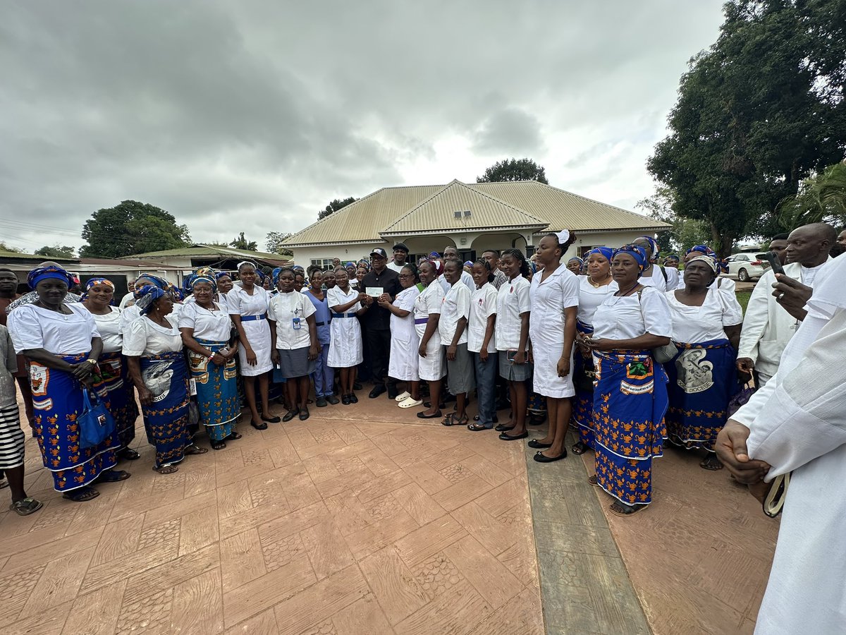 IdrisZekeriJnr's tweet photo. Earlier today, Mr. Peter Obi, the presidential candidate of the Nigeria Democratic Congress (NDC), visited the Catholic Missionary Hospital, Monaiya, Ogoja, Cross River State, where he reaffirmed his enduring commitment to improving healthcare and investing in people.

During the visit, he donated ₦10 million to support the hospital and its adjoining School of Midwifery, recognising the critical role both institutions play in providing quality healthcare and training the next generation of medical professionals.

This is a reminder that leadership is not only about making promises during election campaigns; it is about consistently supporting institutions that improve lives, strengthen communities, and expand opportunities for ordinary Nigerians.

Healthcare, education, and human capital development remain the foundation of any prosperous nation. Every investment in these sectors is an investment in Nigeria’s future.

Nigeria will be OK.

Idris Zekeri Junior
Spokesman, Peter Obi Media Office.