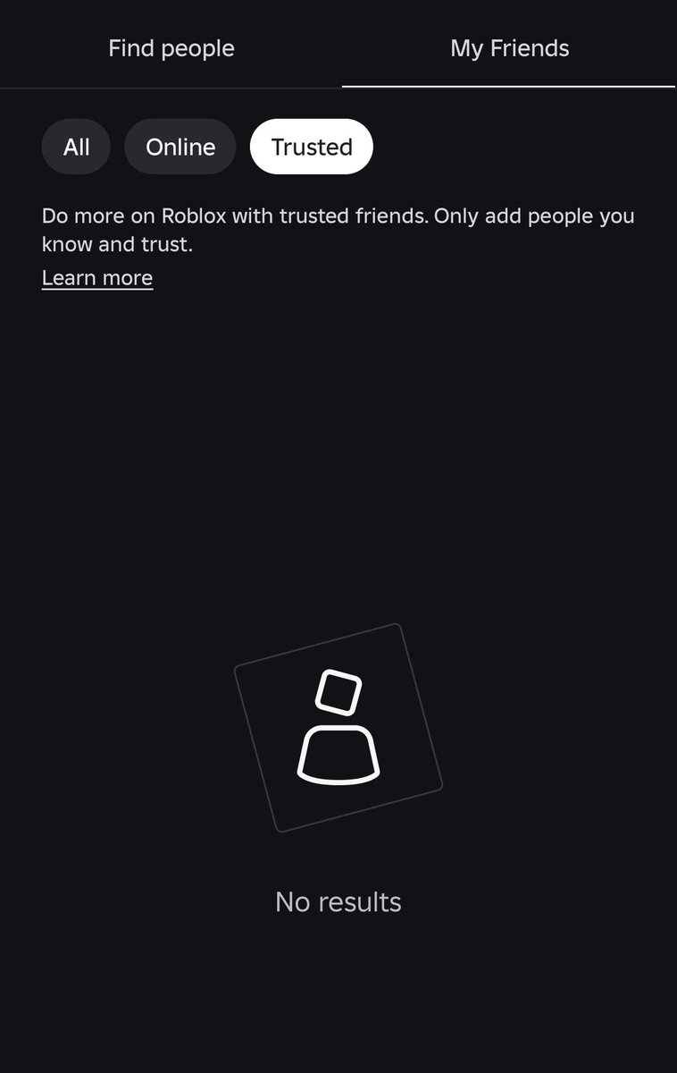 MoonMinerhead's tweet photo. Roblox removed all my trusted friends this morning..
Did this happen to anyone else?
#robloxartㅤ #roblox #robloxdown #robloxdev https://t.co/XguOkZEZuI