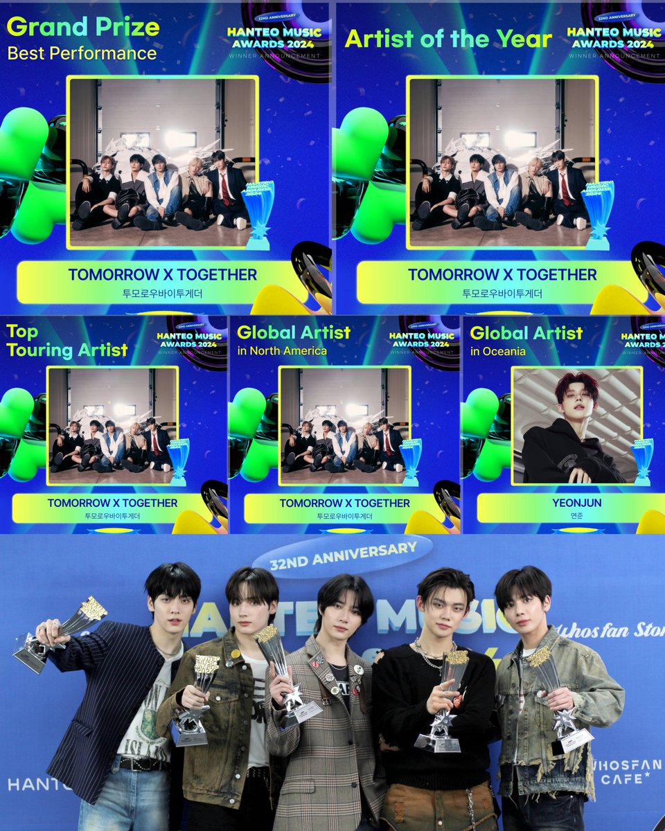 BEOMBASTlC's tweet photo. MAMA Fans' Choice (6 consecutive years 2019–2024) ✅️
HANTEO MUSIC AWARDS 2024 SWEEP ✅️
MUSIC SHOW 2026 GRANDSLAM ✅️
KM CHART AWARDS 2026 SWEEP ✅️

So proud of TXT MOA ❤️ https://t.co/w6dUaWc0W9
