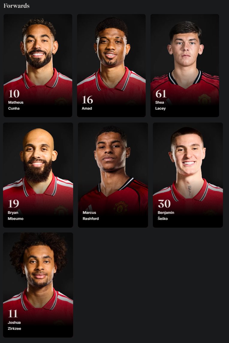 utdreport's tweet photo. #mufc’s current forward options for next season: https://t.co/XNcXpBhfRI