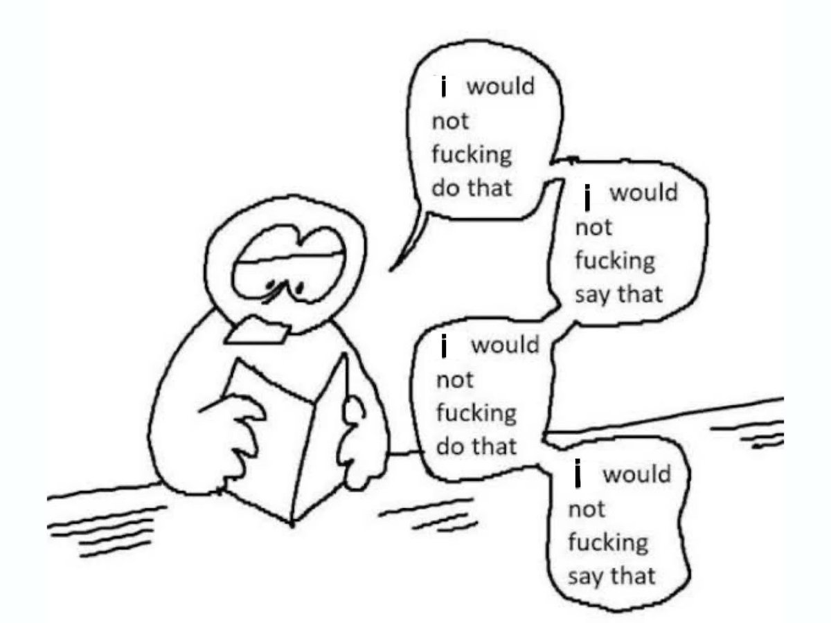 chaggisluvr's tweet photo. i hate reading x reader fanfics because it’s honestly feels like this to me https://t.co/JzcSsXngHp