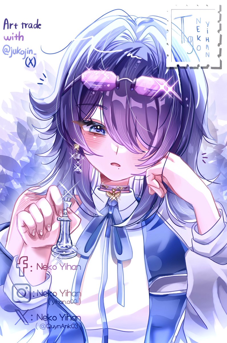 yihan_a00's tweet photo. Art trade with @jukojin_ Thank you for agreeing to draw with me!🥺✨💙💜
><#smallartist #myart #artwork #illustrationㅤ #arttrade #skeb #art #digitalart #artmootsㅤㅤㅤㅤ https://t.co/xVTtAHofsd