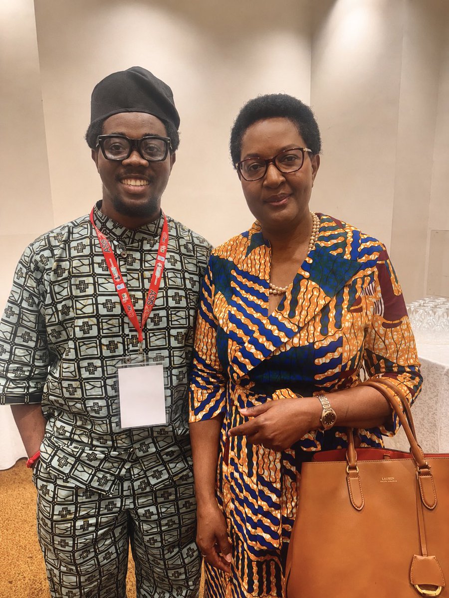 VictorWilliamsX's tweet photo. A week ago, I shared a video on Linkedin about what I would do if I were Nigeria's Minister of Youth.
To my surprise, the @UNFPANigeria Representative, @muriel_mafico, liked the post.

Yesterday, I had the opportunity to meet her in person at the #ASIS summit. https://t.co/Glby8WxOtW