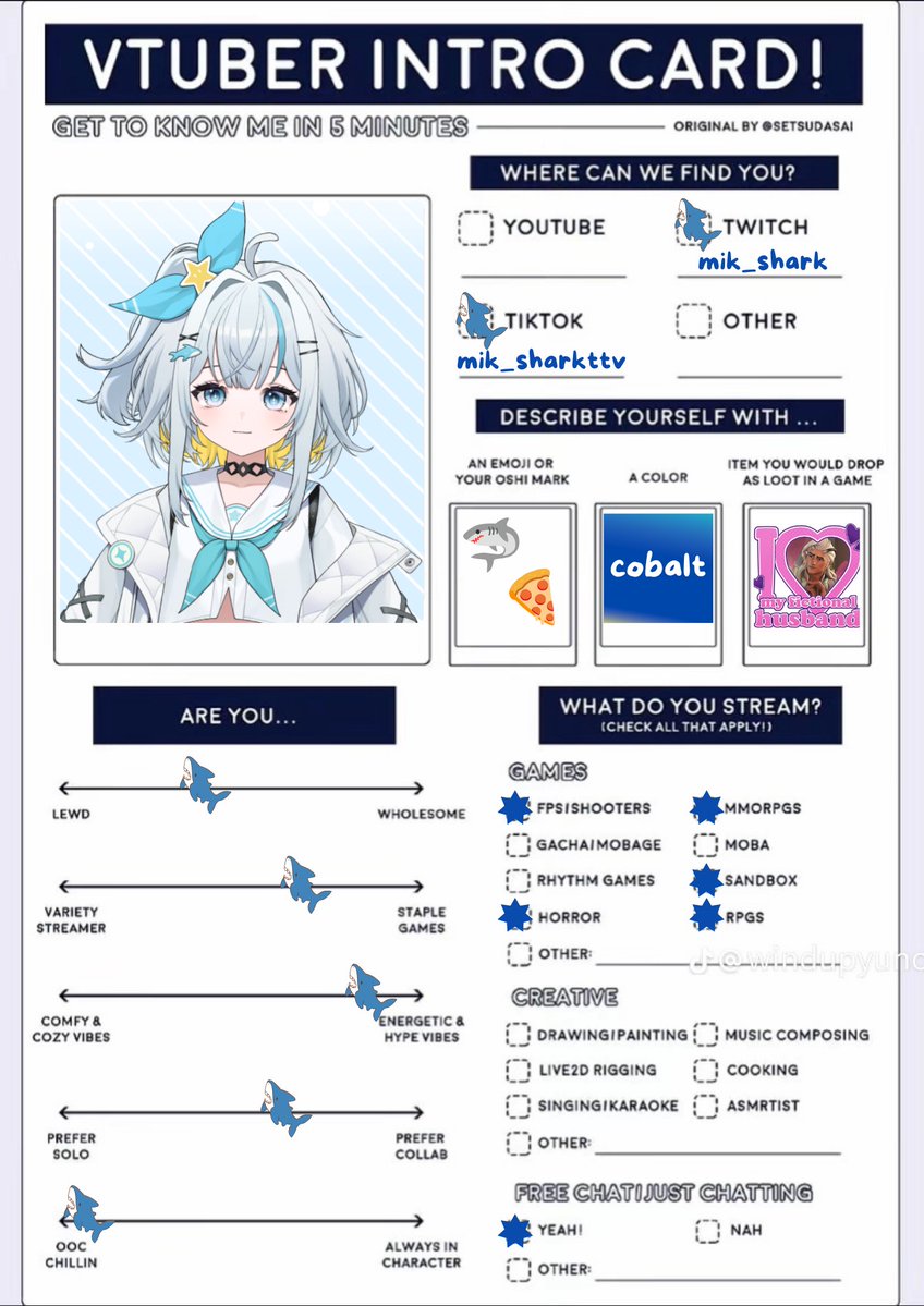 Mik_Shark🦈🍕 ⌇ VTuber tweet media