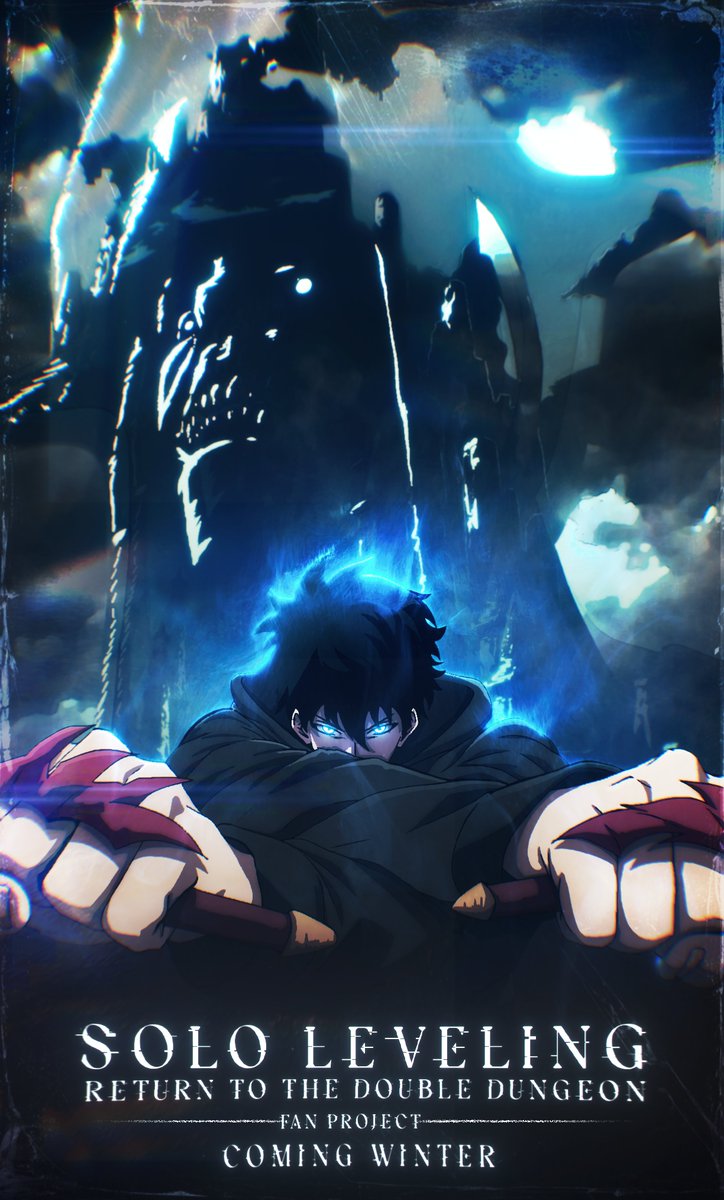 OmaruAnimations's tweet photo. key visual for SOLO LEVELING RETURN TO THE DOUBLE DUNGEON FAN PROJECT is here.

ORIGINAL BASE ART by @unknown_ar70914 
COMPOSITING AND CLEANUP by me @OmaruAnimations 
COLOR SCRIPT AND VISUAL DESIGN by @akumaa__99 
CREATIVE DIRECTION by @ArtworksCs 

Our Solo Leveling fan animation covering the Double Dungeon Arc (ch 124 - 131) with 40+ animators, 3D/CGI artists, voice actors, composers and SFX designers all working on this one.

coming winter 👀
#SoloLeveling #FanAnimation #SungJinwoo #DoubleDungeon