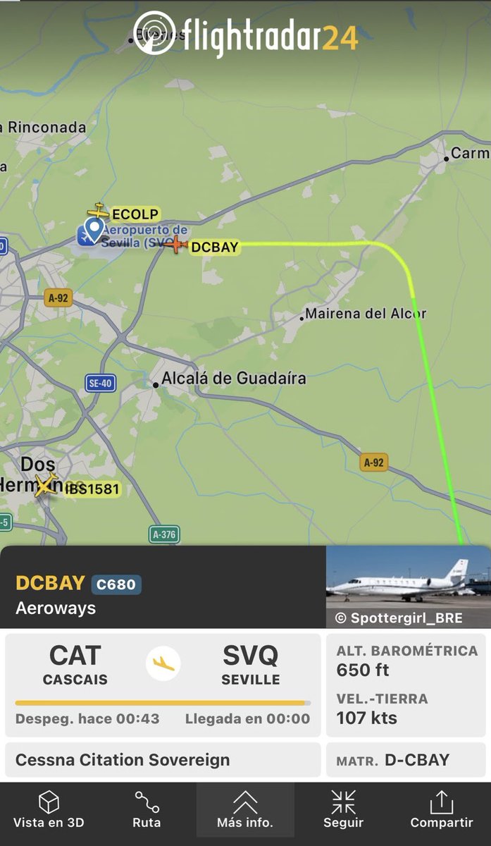 Analistas_Tenis's tweet photo. Me dice esto mi hermano que es piloto de aviones. ¿Será el de Cristiano? Le veo posibilidades https://t.co/EYhh4Xg0mT