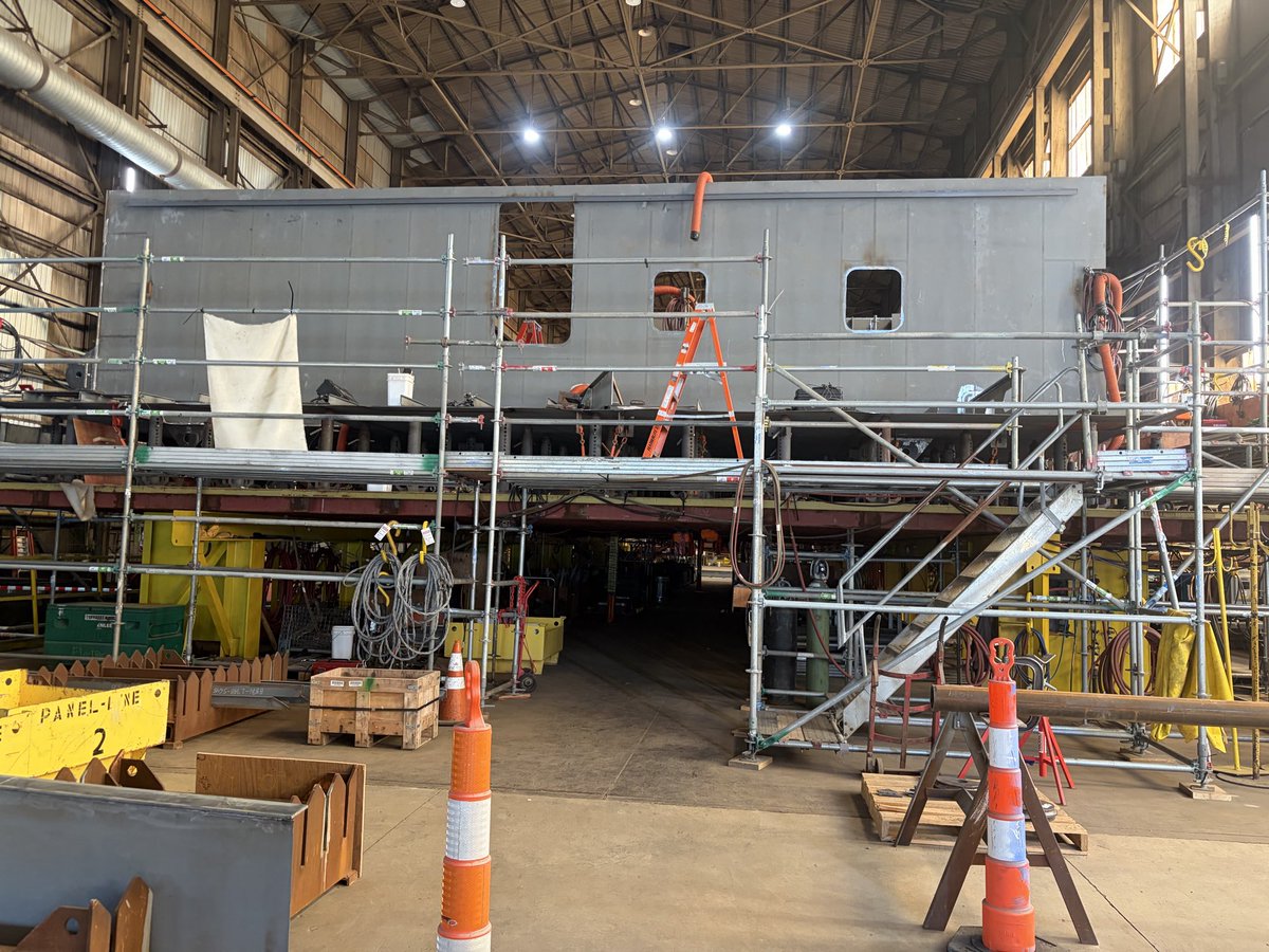 niknanos's tweet photo. Some great work being done at the Davie Shipyard - building the @rcnatlantic @royalcannavy of the future - very interesting tour. https://t.co/R9hSlhA56w