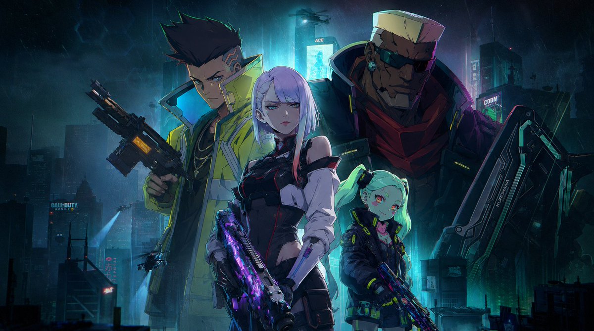 codmINTEL's tweet photo. Do you want a Cyberpunk: Edgerunners collaboration in Call of Duty: Mobile? https://t.co/z3Q17vDisQ