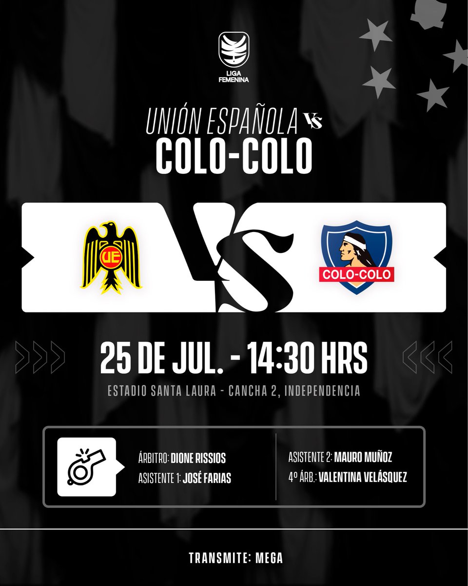 ColoColoFem's tweet photo. ๐๐๐ซ๐ ๐ฌ๐๐ ๐ฎ๐ข๐ซ ๐๐ซ๐ซ๐ข๐๐ ๐ค
Te dejamos la #GuiaInformativa de lo que serรก nuestro partido ante Uniรณn Espaรฑola en Plaza Chacabuco ๐ค๐ค
#VamosLasAlbas
#Historicas
#VamosPorTodo https://t.co/4pqePVS4AY