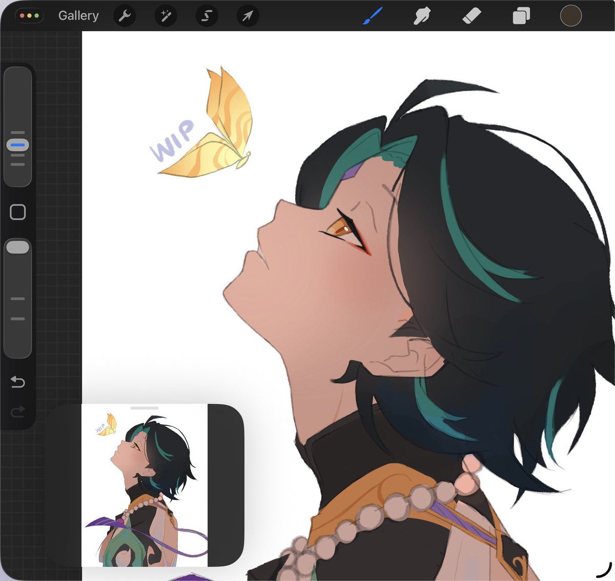 _reesart's tweet photo. #wip for my bb hehehe

#xiao #genshin https://t.co/QrRgZnag2H