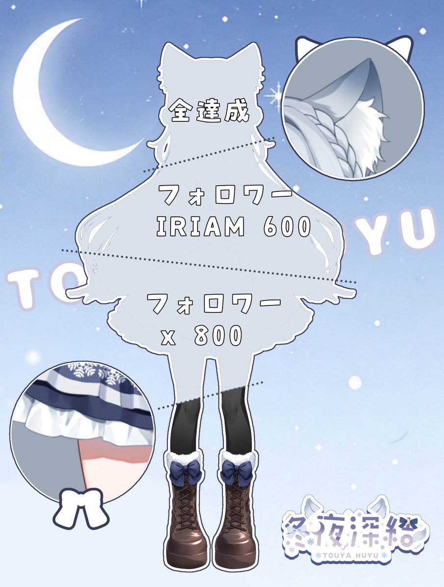 冬夜 深結🐺❄️*ﾟ@IRIAM準備中 tweet media