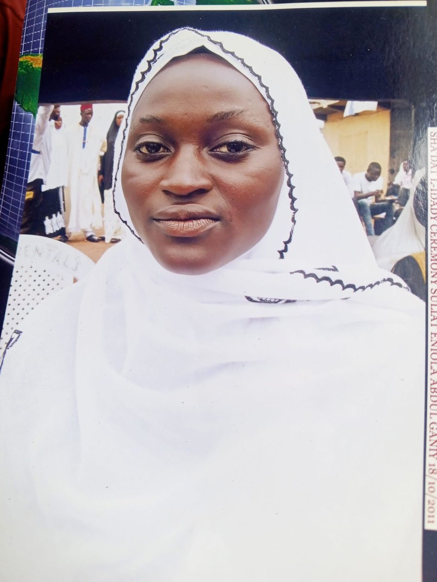 InsideIlorin_NG's tweet photo. MISSING! MISSING!! MISSING!!

With the Heavy heart, We Announced the missing of Our sister Suliyat (aka iya Nana) who left the house at eyenkorin to access bank at Ibrahim Taiwo rd ilorin. 
But she hasn't returned since yesterday around 11:30 Am. Anybody that knows where She is, seen her, or has any information about her should contact any of these numbers 0703082834, 07065668247

Please kindly help us share it. May Almighty Allah help you too.  Ameen