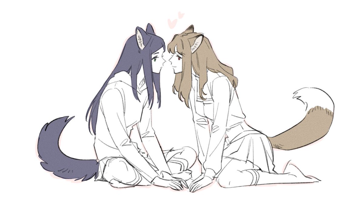guri_gom's tweet photo. 🦊🐺
#静なつ #시즈나츠 #Shiznat https://t.co/nggOKaSLpZ