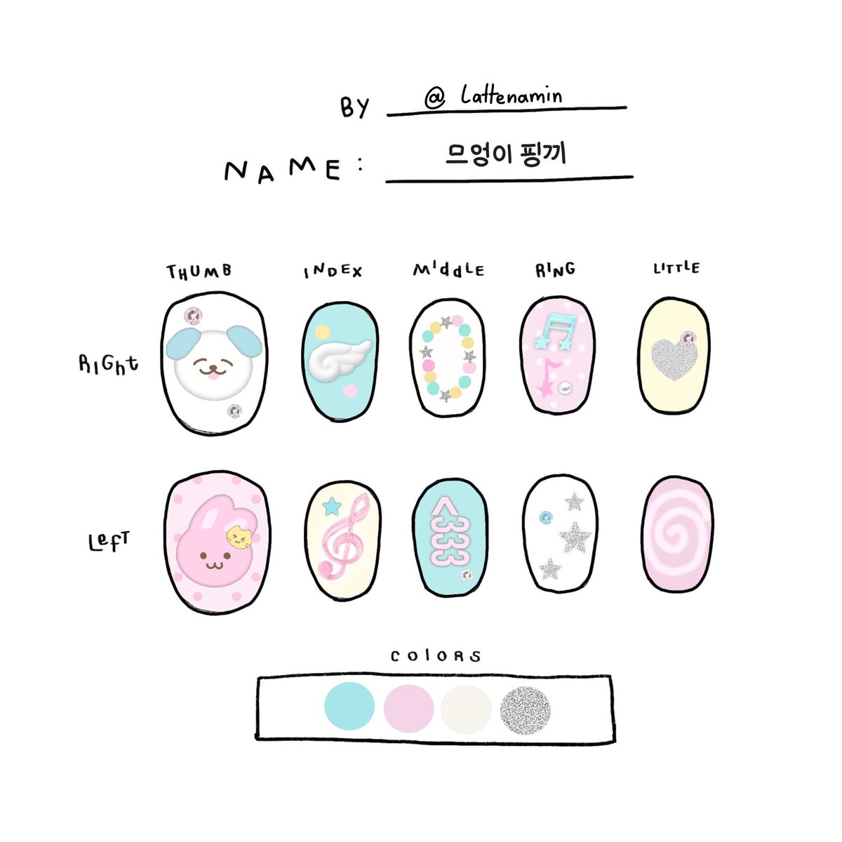 lattenamin's tweet photo. Nail inspo  🦮🐈🎀🩵
JNJM fan meeting [Duality]  day1-3 

꒰ ⸝⸝ɞ̴̶̷ ·̮ ɞ̴̶̷⸝⸝  ◜𖥦◝ ?! 💼
 🖤❤️
♡ personal use only ˚₊ https://t.co/2YEVBa0ZNZ