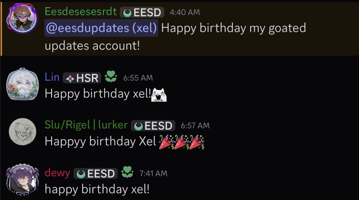 eesdupdates's tweet photo. eesd update (6)7: he gets an excuse for everything he does for the next week because he said happy birthday to me okay?

follow him. https://t.co/i8fwmiXE1N