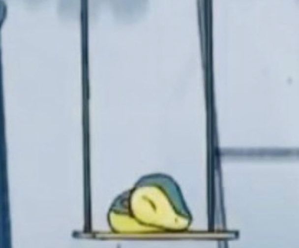 PKMN_twt's tweet photo. little loaf on a swing https://t.co/bujbPsyLUq