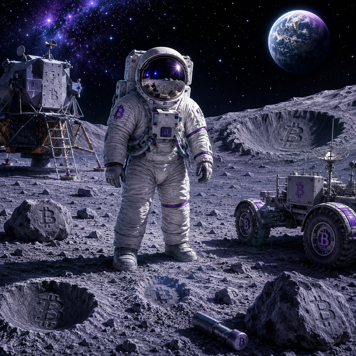2themoon_global's tweet photo. Weekend challenge 🌕
We’ve hidden Bitcoin symbols in this image.
How many can you find without zooming in?
Drop your answer below — we’ll reveal all tomorrow. https://t.co/204RlxOANO