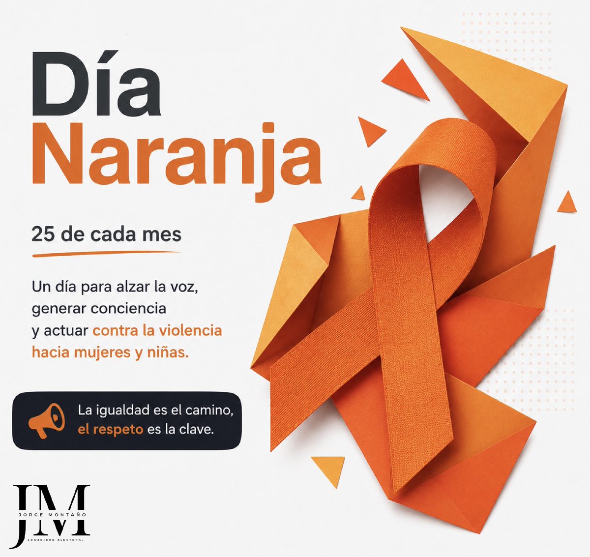 Montano_Ventura's tweet photo. No debemos normalizar ninguna agresión. Alcemos la voz, promovamos la igualdad y defendamos el derecho de todas a vivir con libertad y seguridad. 

🟠 El cambio comienza con lo que hacemos cada día. 

#DíaNaranja 🧡
#IgualdadDeGénero
#CeroTolerancia https://t.co/3mkkKnbWVi