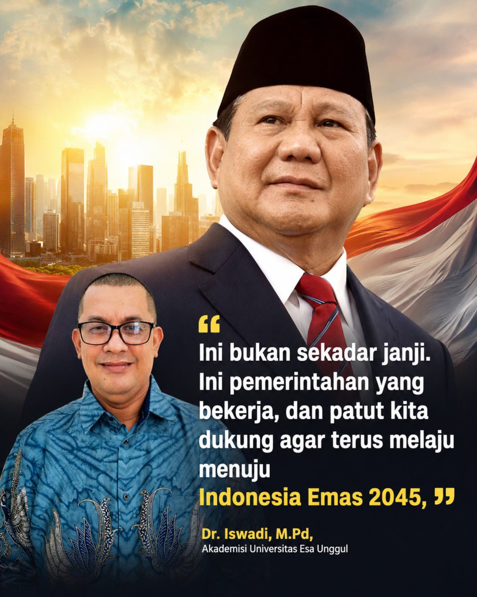 chravl's tweet photo. Bukan slogan. Bukan wacana. Tapi aksi nyata yang patut kita dukung agar terus melaju. #KinerjaNyataPrabowo https://t.co/CR9ZQq2TfA