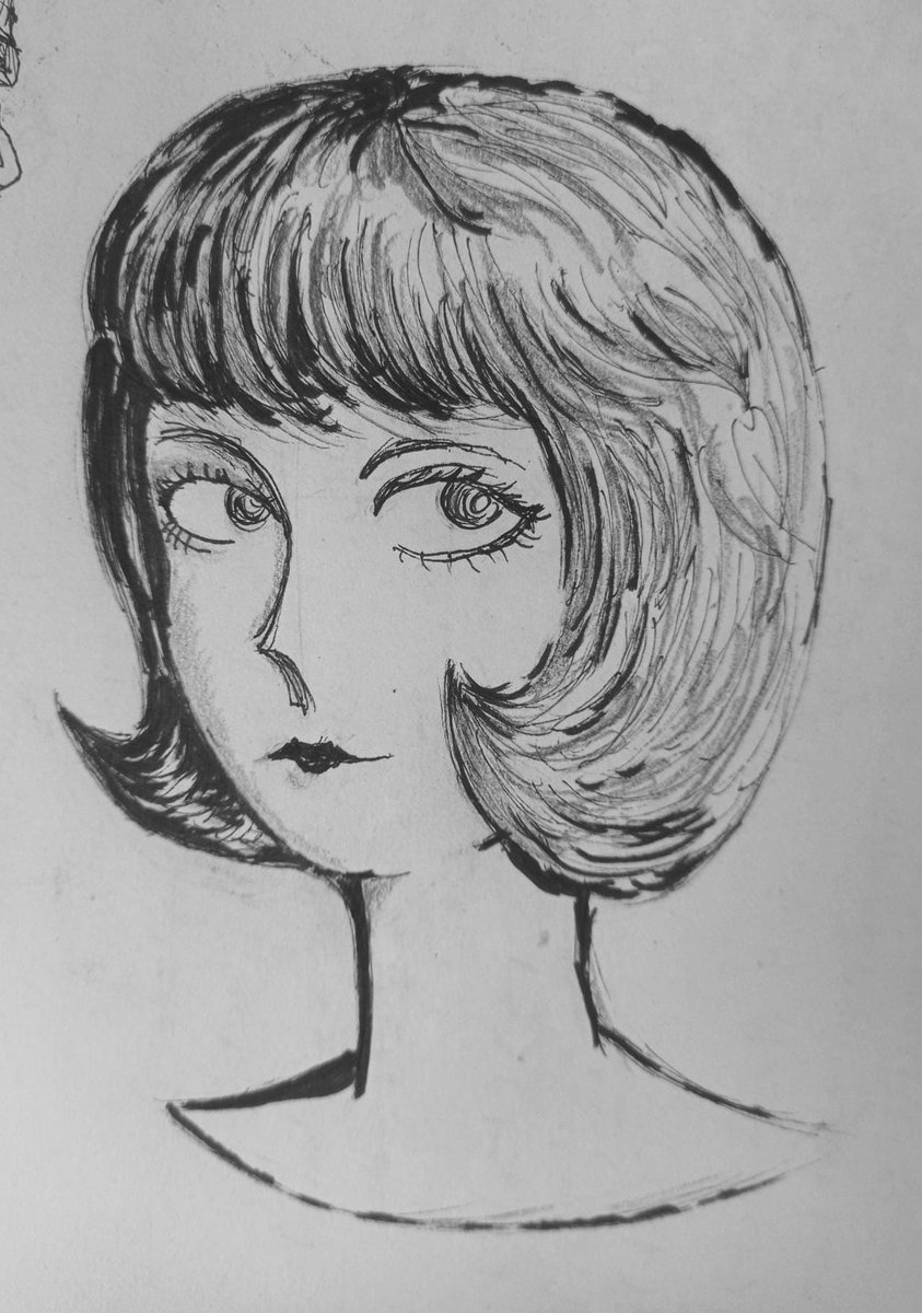 Santolini55's tweet photo. Flapper esque girl sketch https://t.co/4csPRCXHqm