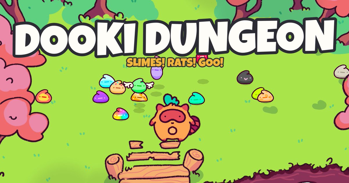 Moku_HQ's tweet photo. DOOKI DUNGEON is OFFICIALLY LIVE!

Become Doodle Moki and dive rat-filled floors with a slime buddy- fight, rescue slimes, upgrade at camp, and go deeper. 

Find out who's corrupting the Tamakins!

(Made in 10 days by the Moku Community+Art team)

More details👇 https://t.co/4FaDc6IOHq