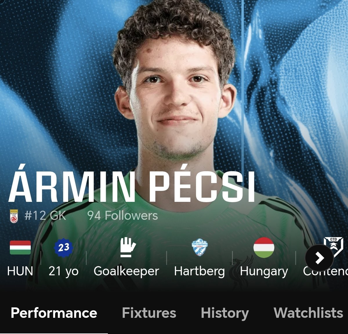 sorare__journey's tweet photo. Another U23 goallie in on #Sorare .. ✅
Armin #Pecsi might defend the net of @tsv_hartberg next season 🧤
Good defensive side, pros & cons of the Austrian #Bundesliga to consider 🧠
#Sorare27 https://t.co/eYMn7HKLrP