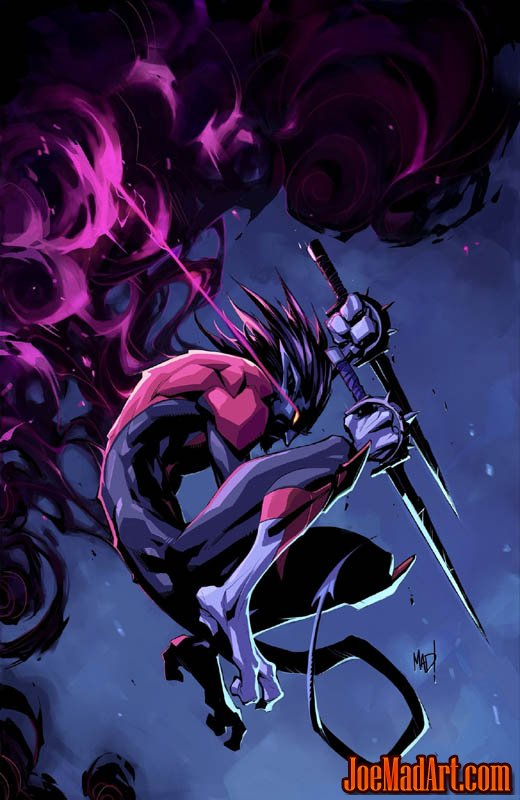 VeryDMonstrous's tweet photo. I would absolutely commission, if he was willing and able, to be none other than @JoeMadx  (Joe Madureira)  himself.

Went on a whole autistic tangent on my prior stream of why I love this man's art so much. Really though, you don't even need my barely coherent commentary. 

His work speaks for itself.