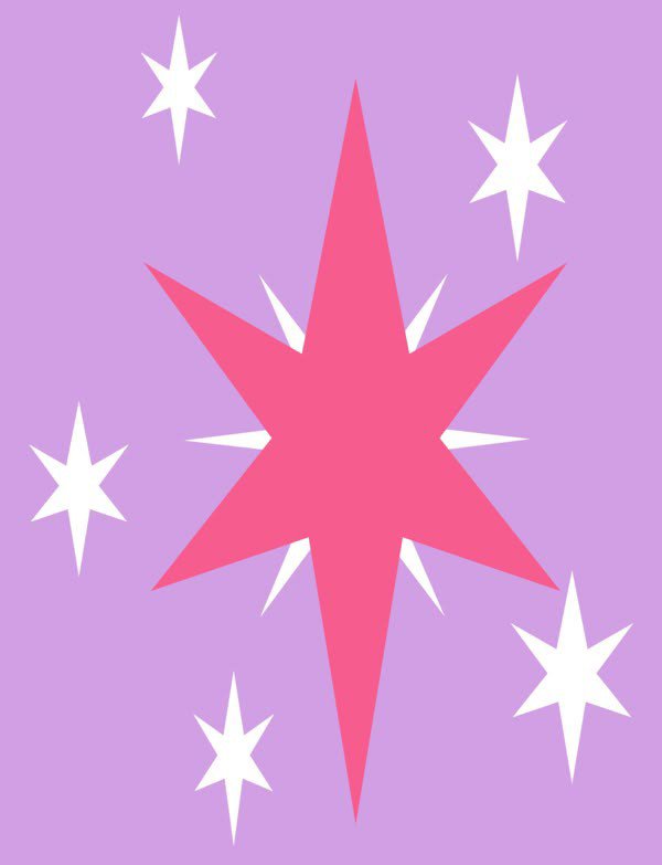 rosevelvett___'s tweet photo. I just realized that twilight's cutie mark only has 4 stars whereas the g4 one had 6 stars representing the mane six, i'm so sad https://t.co/gELAdgYV1c