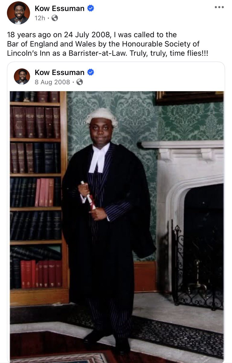 kaessuman's tweet photo. And exactly a year after my admission as a Barrister-at-Law, I wrote the New York Bar Exam and passed on my first attempt. God has been good. https://t.co/XO9tEyXIRP