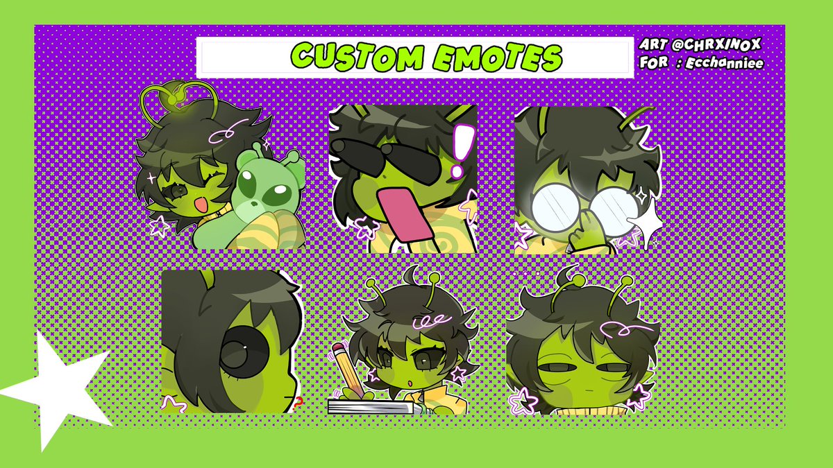 ChrXinox's tweet photo. CUSTOM EMOTE COMMS OPEN!!
I don't currently have animated emotes, but you can take home your own emote for 5USD! 
You can order your personalized "mini you" through my Discord (xinox0201)
I accept both bank transfers (Venezuela only) and PayPal
#comms #emotes #custom #vtuber https://t.co/HCzG2v0Fdf