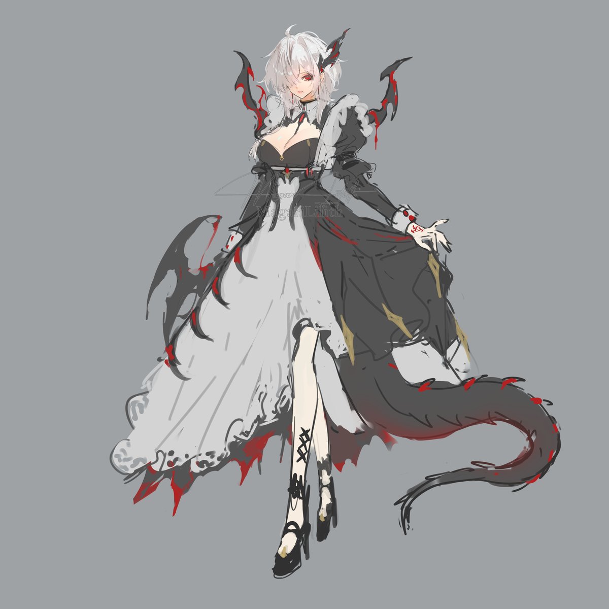 MagariLilith's tweet photo. I haven't drawn an adoptable in quite a while
#wip #adoptable #characterdesign https://t.co/xWATO4uVc2