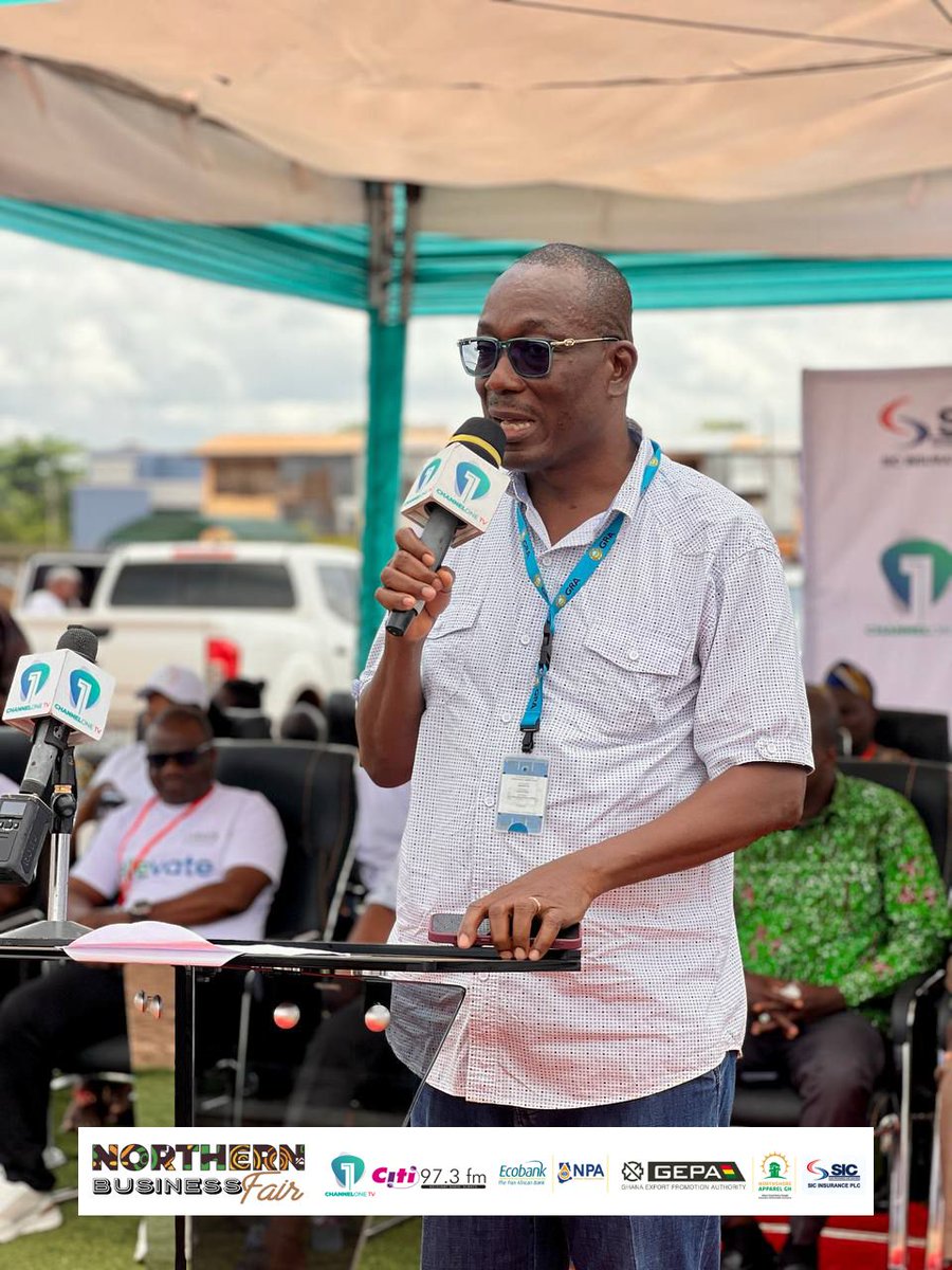 Citi973's tweet photo. 📸 Pius Dogli, Area Director of the Ghana Revenue Authority (GRA) for the North East, Northern, and Upper East Regions, joined stakeholders at the official launch of the 2026 Northern Business Fair, underscoring the importance of partnership and collaboration in promoting business growth and enterprise development.

#ChannelOneTV #NorthernBusinessFair2026 #CitiFM #Tamale
