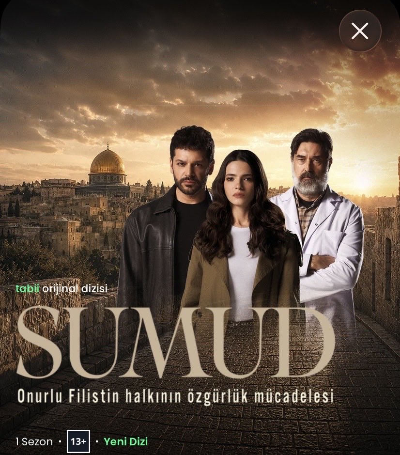 1_saffderun's tweet photo. Bir muazzam dizinin daha sonuna gelmiş bulunmaktayım. Konu, Filistin davası, dizide çok güzel verilmiş, işlenmiş. İzlemenizi tavsiye ediyorum. Ve Filistin davasını asla gündemimizden düşürmememiz gerekiyor.. Farklı dünyevi şeylerle geri plana itiliyor ancak böyle olmamalı!.. https://t.co/e5TAbFtNlm