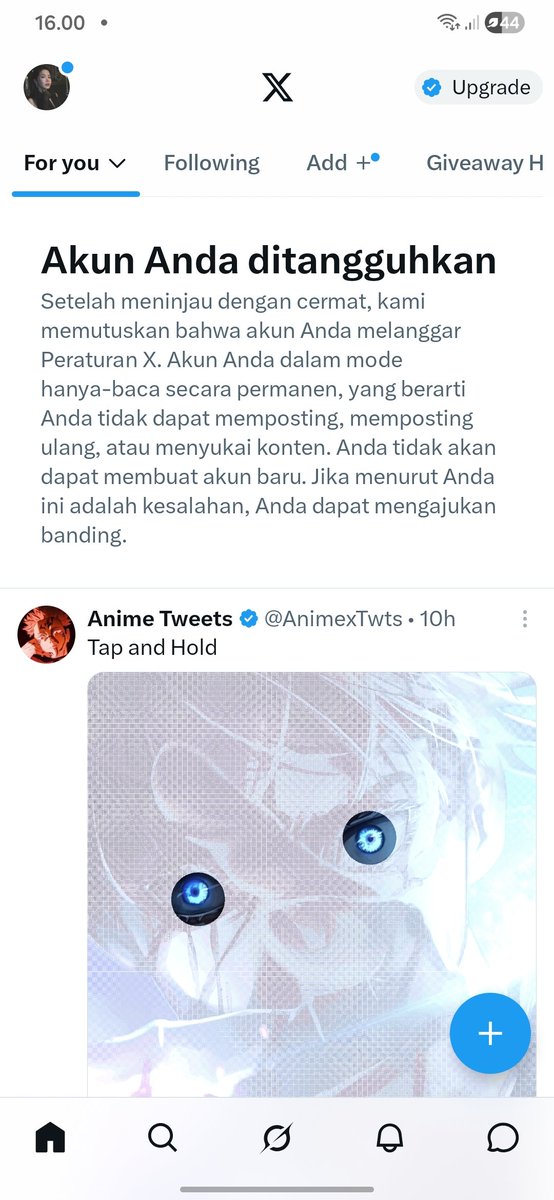 22November2003's tweet photo. my accounts @.khelengkeng @.sugamakan @.922K4YJW @.zesyarina got 🍣 💔💔 https://t.co/gD550ZFb1x