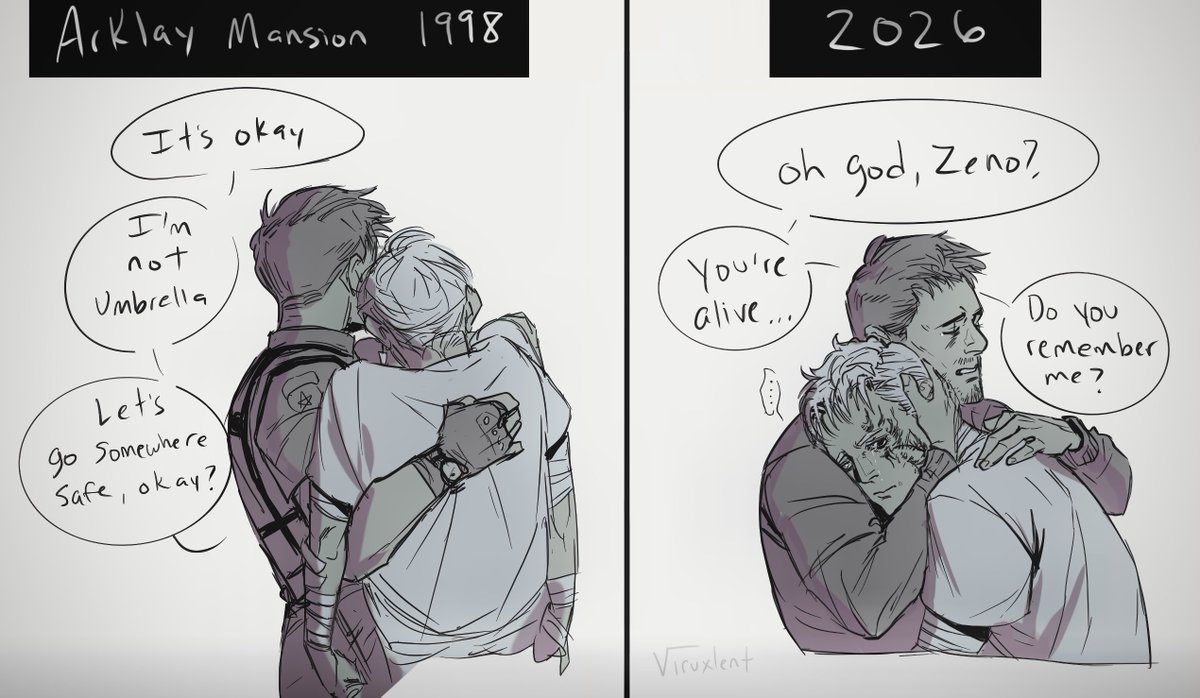viruxlent's tweet photo. Chris with Smol Zeno (ignore the timeline we don't care about canon here) #zenfield #zeno https://t.co/DRGSmNAkVH
