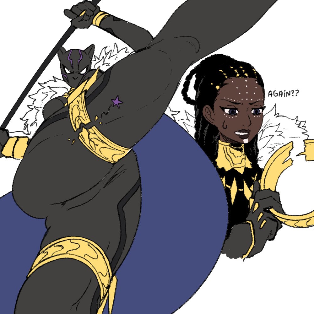 wanderjegson's tweet photo. I can't play Tokon but i can draw Shuri, fuck you universe!!! https://t.co/3L1OwM2t4b