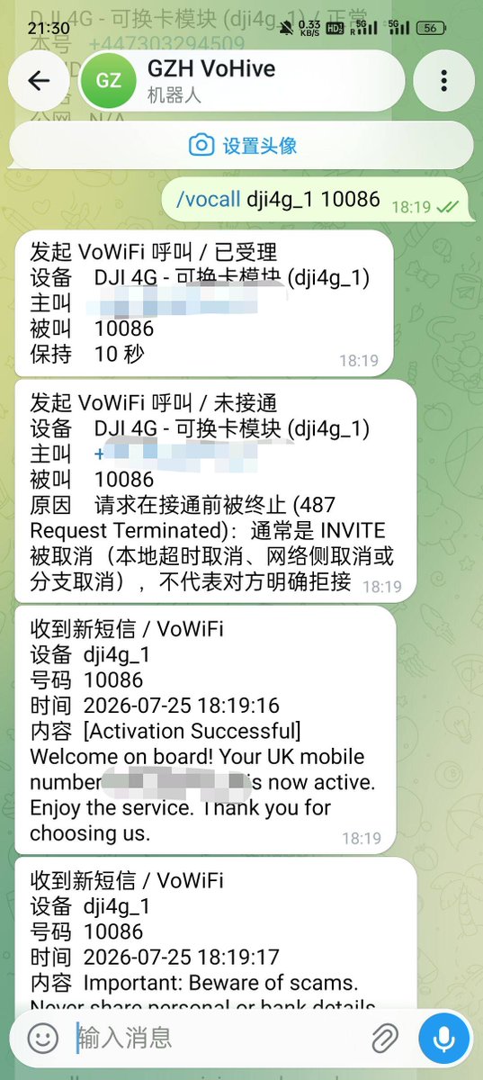 gzhendless's tweet photo. 果然电话卡的尽头是软硬件相配合，现在软路由iStore搭配大疆4g模块再加上支持UDP 500/4500的节点理论可以在内地激活世界各地任何的电话卡 https://t.co/QQkvcYC7vl