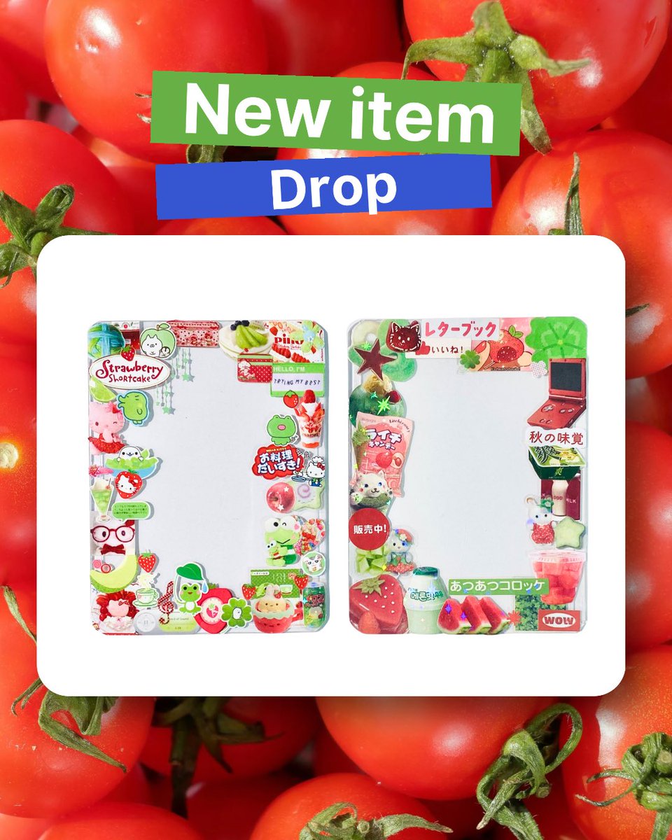 rrubyymoss's tweet photo. ˚ ༘🍒🎄﹏ เฟรมการ์ดสติกเกอร์น่ารัก ๆ พร้อมส่ง! 🍀❤️

✨ ราคา 49.- / ชิ้น

➕ เพิ่มพวงกุญแจได้
🍀 แบบแปะ +20.-
❤️ แบบเจาะ +8.-

📦 ค่าส่งเหมา 40.- (พื้นที่ห่างไกล ไม่บวกเพิ่ม)

💌 สนใจทัก DM ได้เลยนะคะ ✨

#เฟรมการ์ด #เฟรมการ์ดสติกเกอร์ #พวงกุญแจ #ตลาดนัดเฟรมการ์ด https://t.co/v10JewHd4R