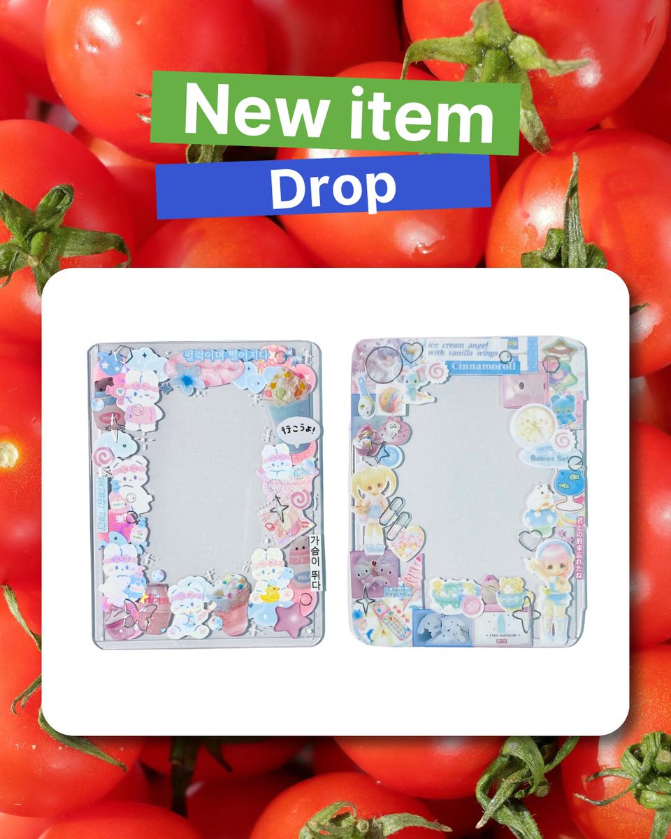 rrubyymoss's tweet photo. ˚ ༘🍒🎄﹏ เฟรมการ์ดสติกเกอร์น่ารัก ๆ พร้อมส่ง! 🍀❤️

✨ ราคา 49.- / ชิ้น

➕ เพิ่มพวงกุญแจได้
🍀 แบบแปะ +20.-
❤️ แบบเจาะ +8.-

📦 ค่าส่งเหมา 40.- (พื้นที่ห่างไกล ไม่บวกเพิ่ม)

💌 สนใจทัก DM ได้เลยนะคะ ✨

#เฟรมการ์ด #เฟรมการ์ดสติกเกอร์ #พวงกุญแจ #ตลาดนัดเฟรมการ์ดม https://t.co/72BEGucnia