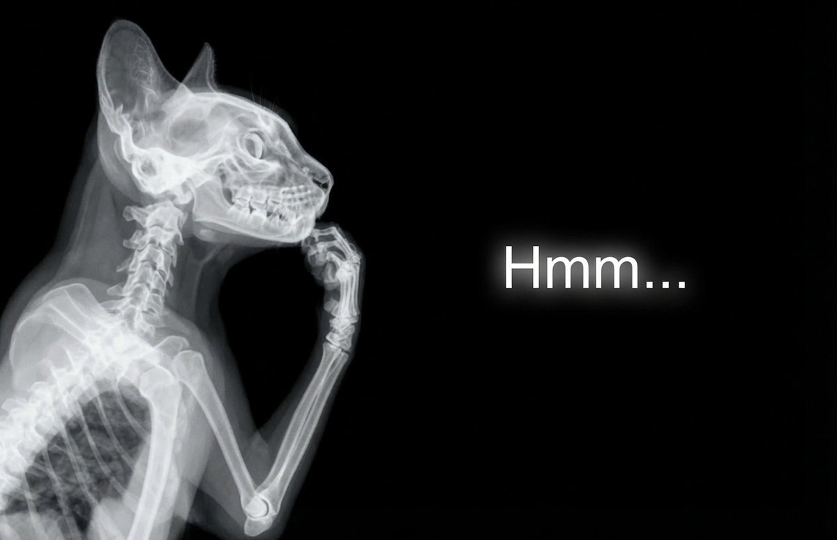 thinkingcatRH's tweet photo. My radiology scan just came in… 

I got thinking in my bones… https://t.co/XfRWPeZVYV