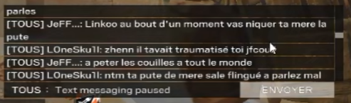 JFKr6s's tweet photo. Eh jvous le dis, vous attendez quoi pour cancel les fils de putes de cette commu @LinkooR6S @Marteau99_ 

Que des grosses chiennes, à insulter constamment sans raison. Il y a un moment, allez-vous faire enculer;

Ceux me connaissant savent que je dis jamais rien, jme suis lâché. https://t.co/E8QPa62mQr