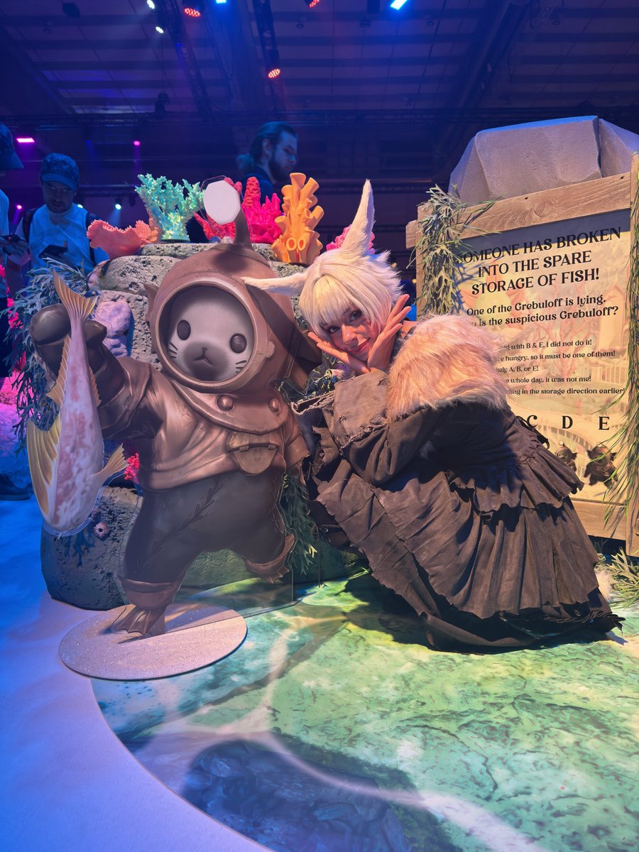 suuncos's tweet photo. Cats #ffxiv #ffxivfanfest https://t.co/y9977R5wtX