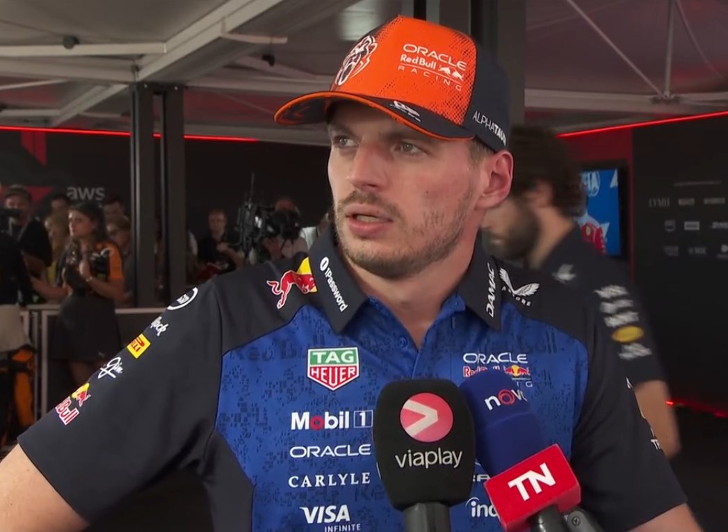 verstappenews's tweet photo. Q: So what went wrong this time? 

Max: "I don't know. They can see something went wrong again with the aero, that we lost downforce again, the car is just totally undrivable." https://t.co/2wF368pDLp
