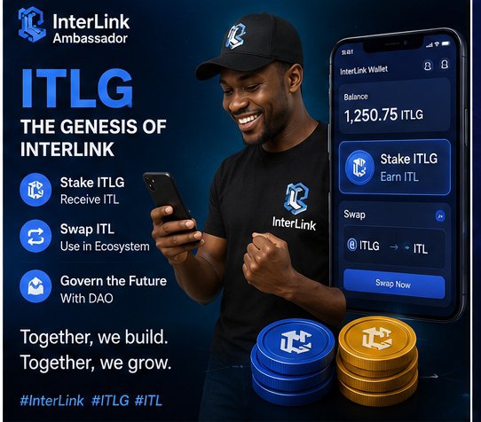 Ibrahim0108855's tweet photo. 💙 ITLG powers governance, while ITL powers the economy. Together they create a stronger, community-driven blockchain ecosystem. #InterLink #ITLG #ITL https://t.co/TqEk7vko2y