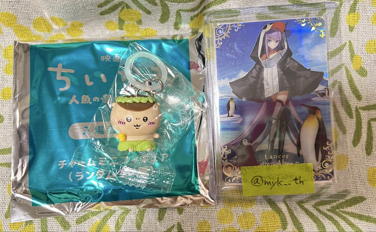 myk__th's tweet photo. 【交換】ちいかわ 映画 特典 めじるし

【譲】くりまんじゅう

【求】うさぎ、古本屋、ハチワレ、モモンガ

なんば手渡し、郵送。

お心あたりのある方はよろしくお願いいたします🙇‍♀️ https://t.co/lwsAK3BtTZ